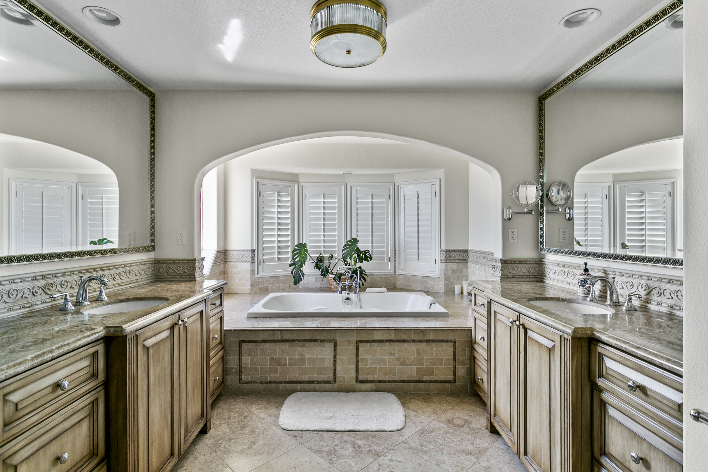 10 Vista Montemar Laguna Niguel, CA 92677 - Photo 40 of 67 a bathroom with a sink and a mirror