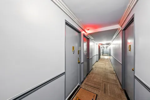 a hallway with entryway