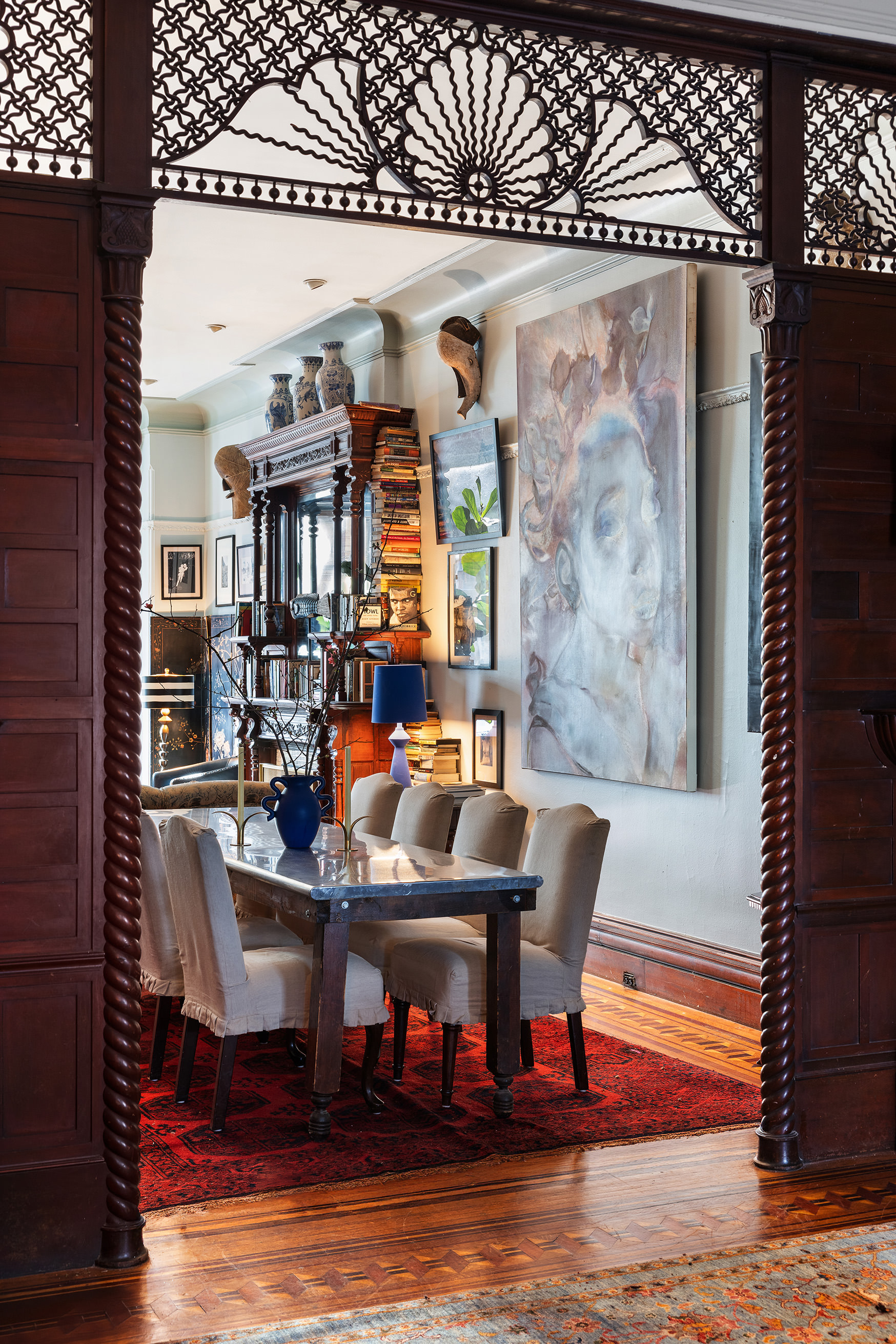57 Montgomery Place Brooklyn, NY 11215 - Photo 4 of 6 a view of a dining room with furniture one side kitchen view and wooden floor