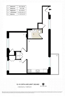 $899,000 | 12-16 30th Avenue, Unit 302 | Astoria