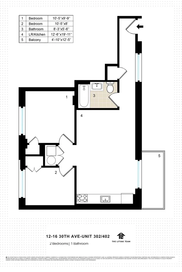 $799,000 | 12-16 30th Avenue, Unit 302 | Astoria