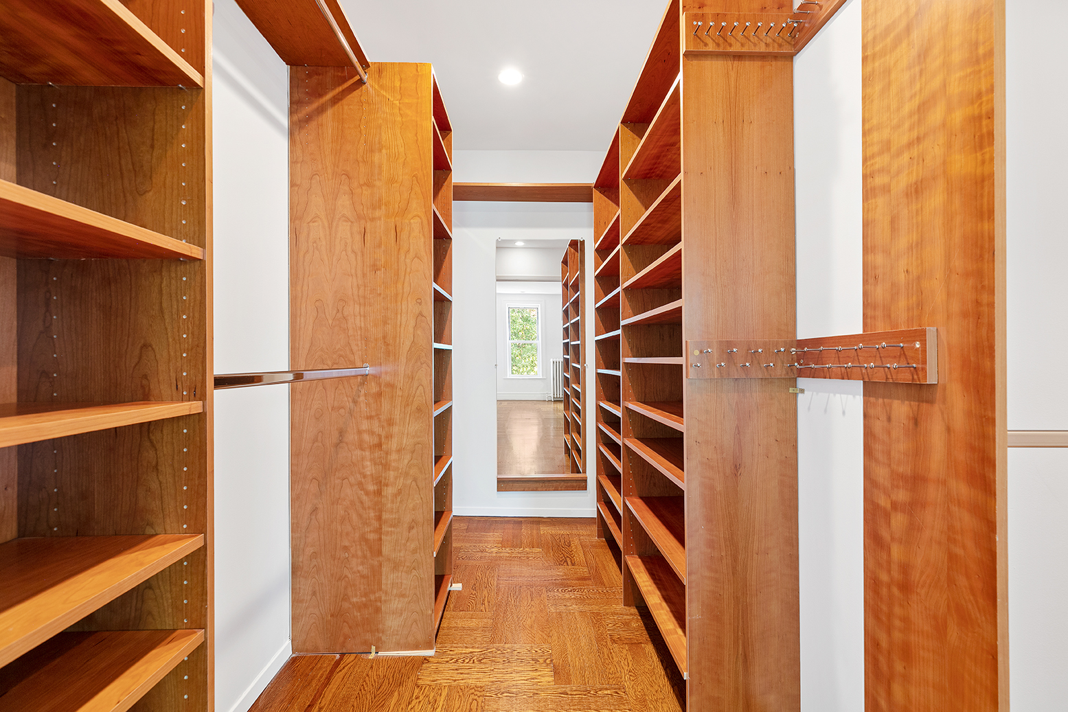 428 5th Street Brooklyn, NY 11215 - Photo 14 of 26 a view of walk in closet with empty racks