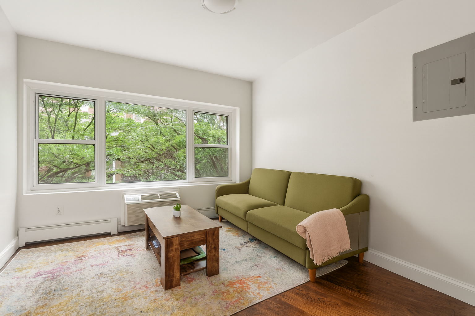 189 Woodpoint Road Brooklyn, NY 11211 - Photo 5 of 21 a living room with furniture and a large window