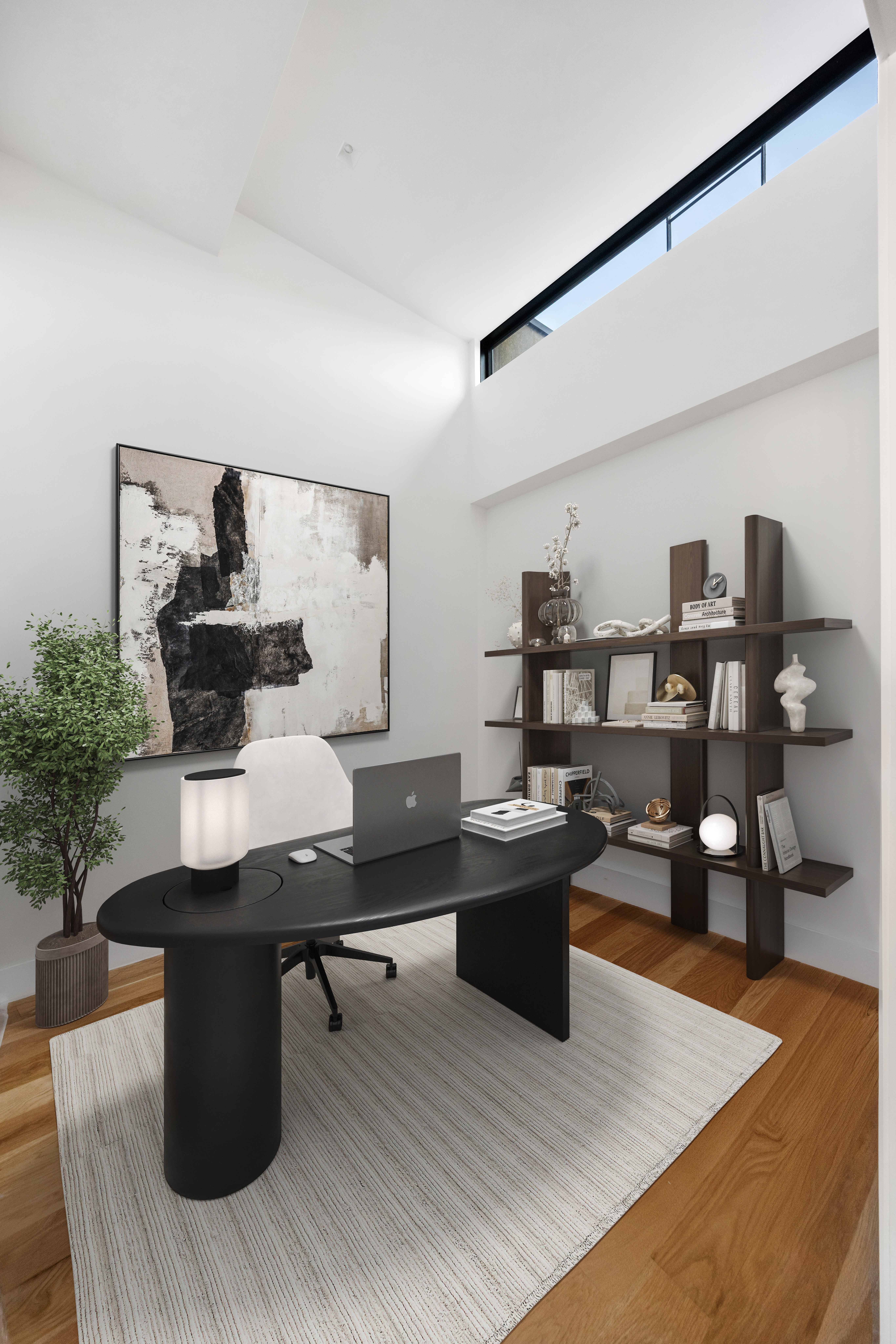 205 Freeman Street, Unit PH Brooklyn, NY 11222 - Photo 11 of 17 a living room with furniture and wooden floor