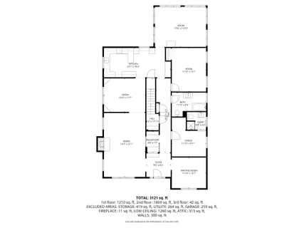 a black and white photo of a living room