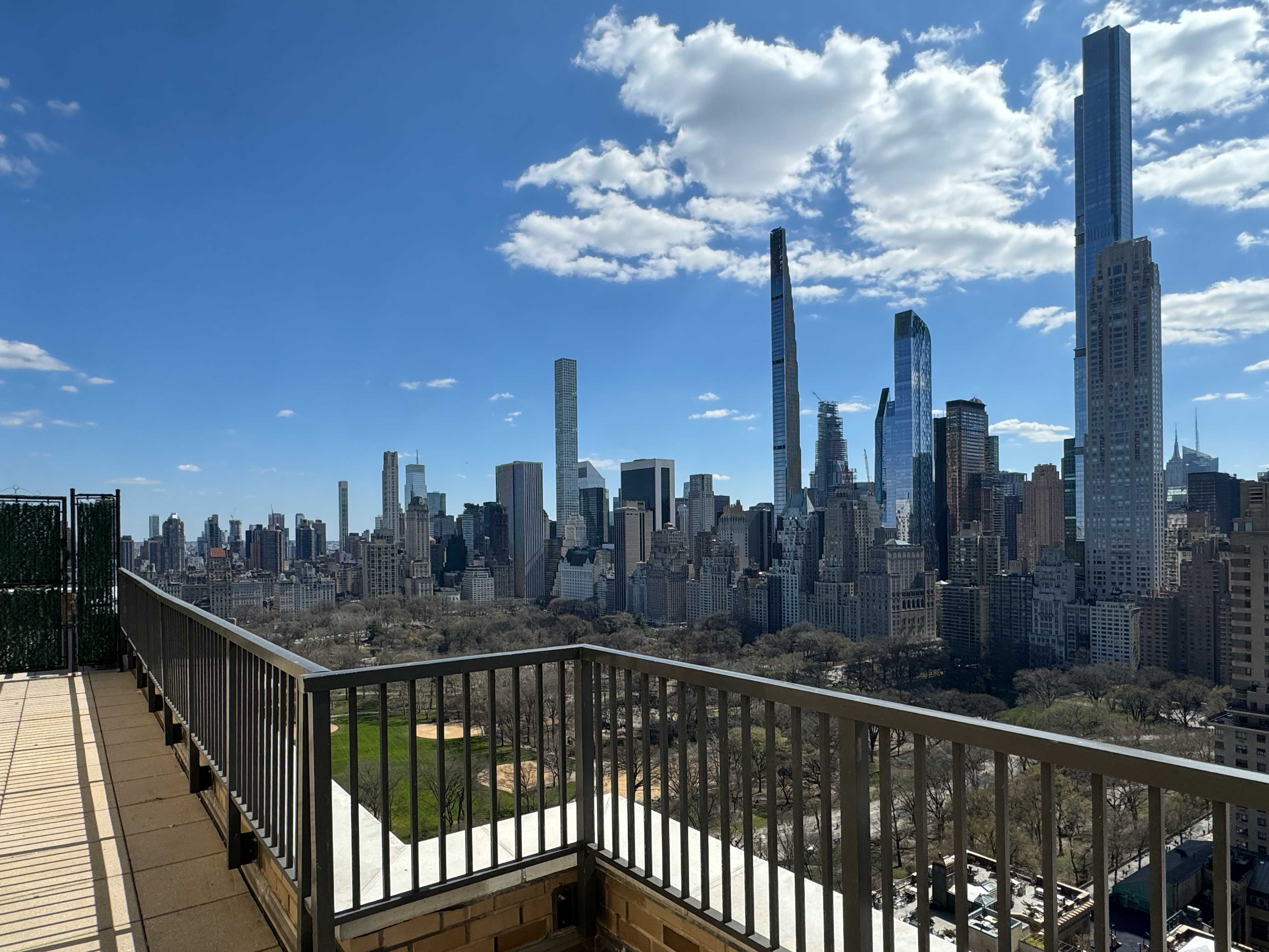 10 West 66th Street, Unit 7C Manhattan, NY 10023 - Photo 12 of 19 a view of a city from a balcony