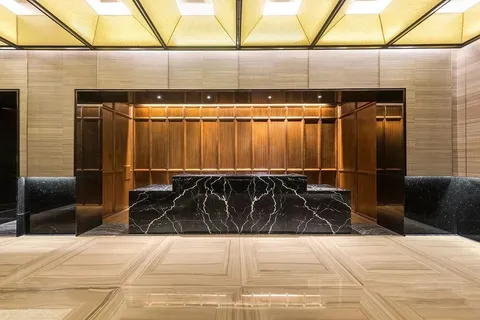 a view of a swimming pool and a chair