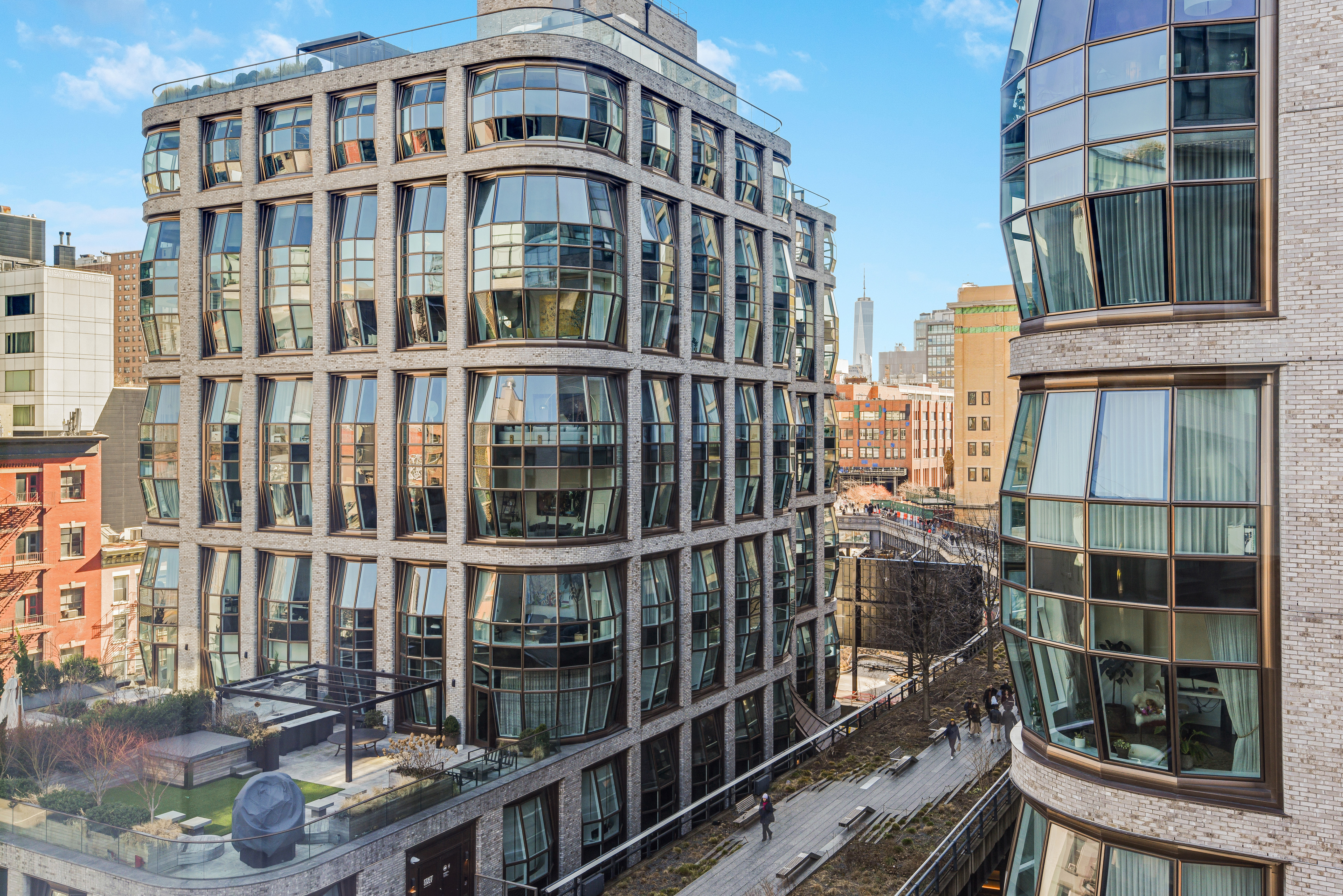 505 West 19th Street, Unit 7W Manhattan, NY 10011 - Photo 25 of 31 a view of a building from a balcony