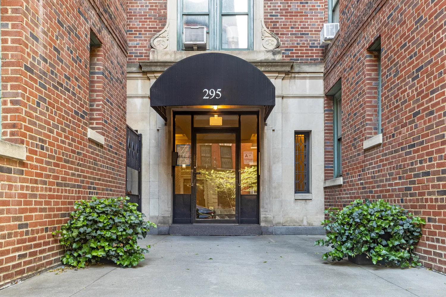 a view of building with yard