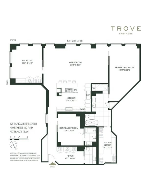 $2,795,000 | 425 Park Avenue South, Unit 14CD | NoMad