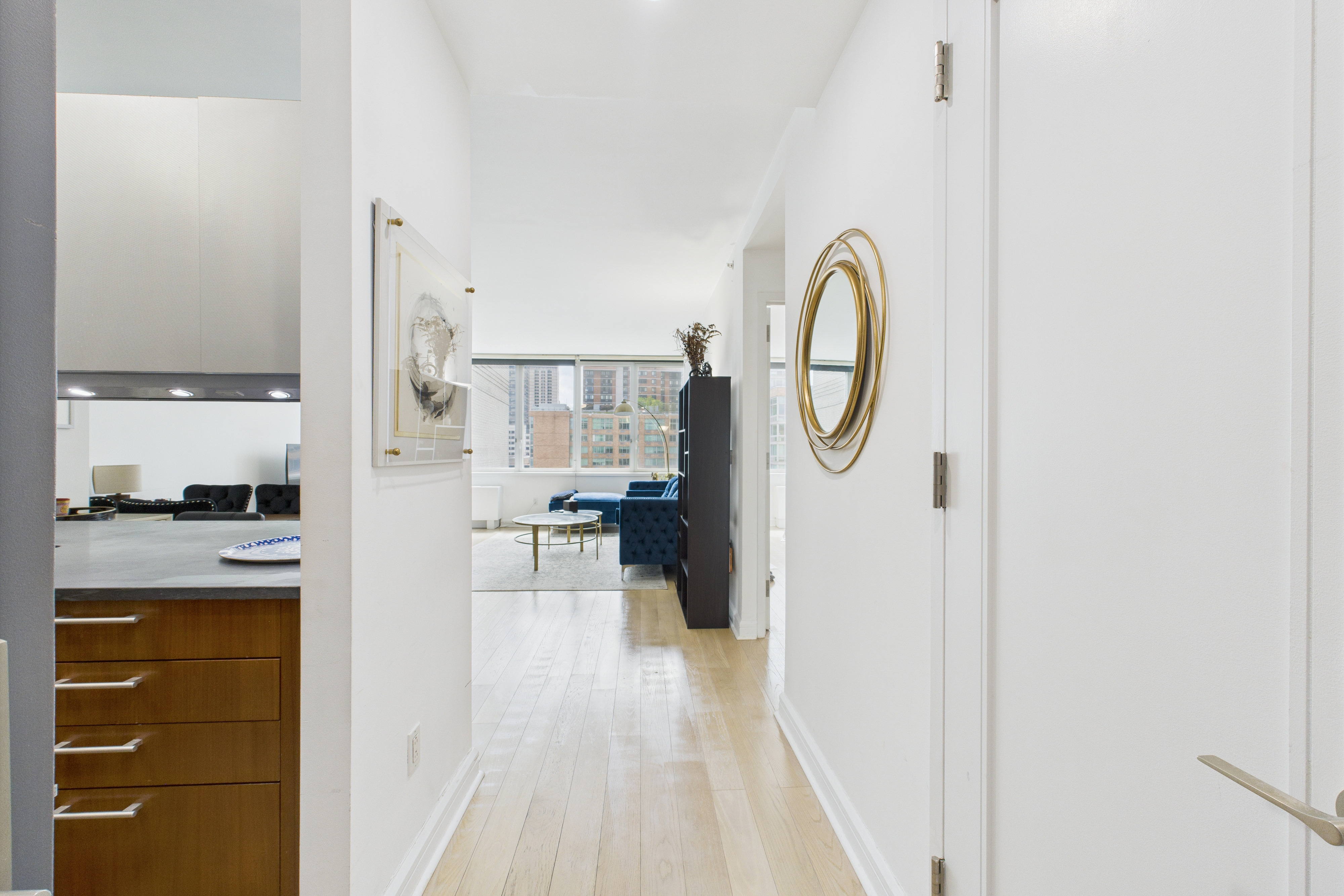 100 Riverside Boulevard, Unit 12B Manhattan, NY 10069 - Photo 6 of 10 a view of living room and bathroom