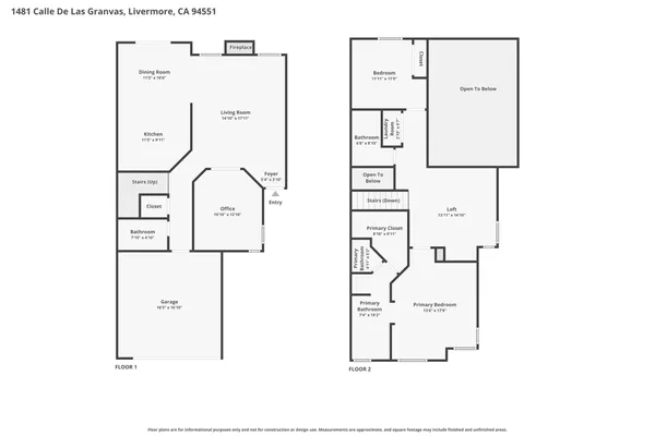 $915,800 | 1481 Calle De Las Granvas, Livermore, CA 94551