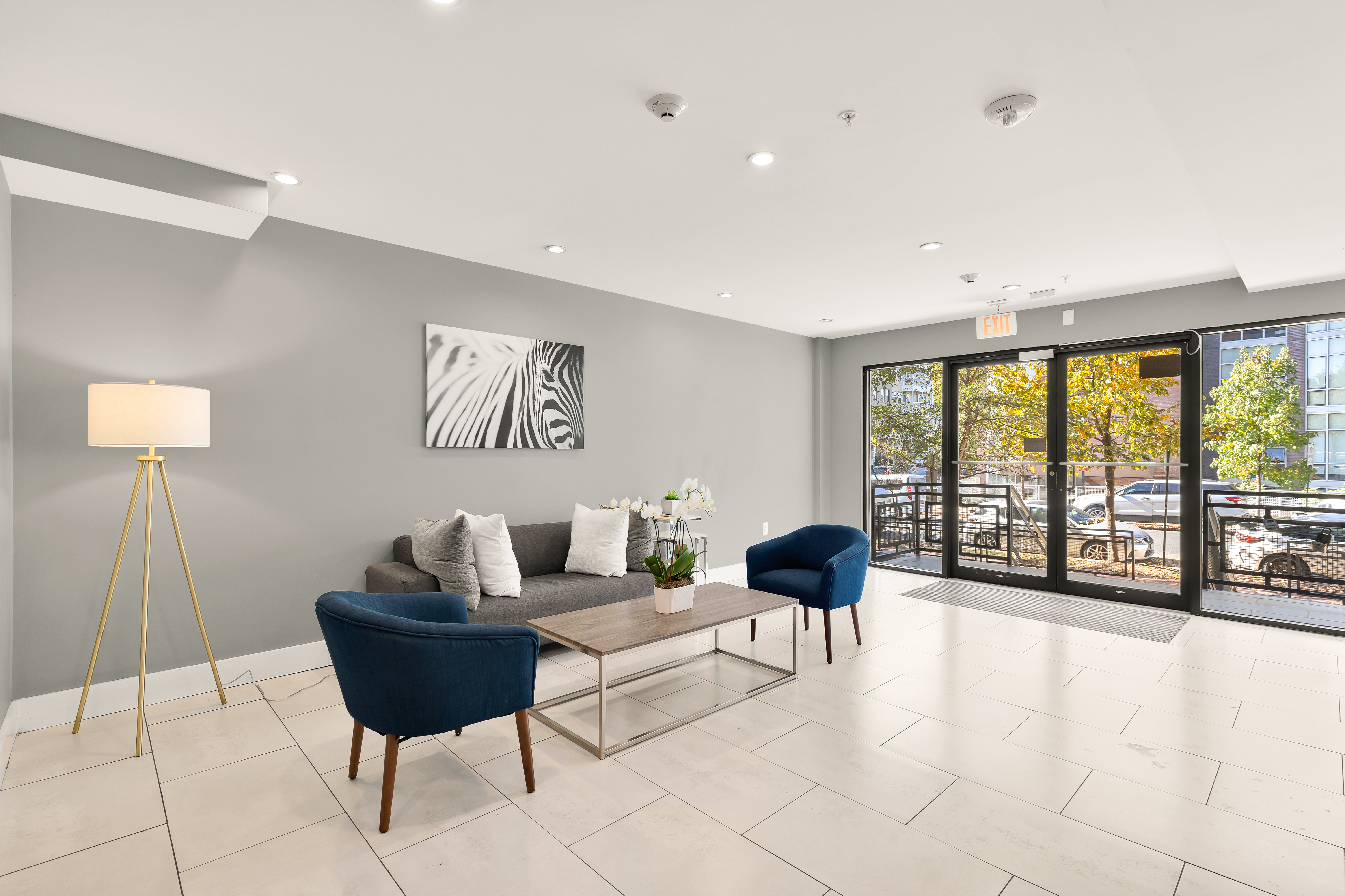 2101 11th Street Northwest, Unit 403 Washington, DC 20001 - Photo 25 of 30 a living room with furniture and a large window