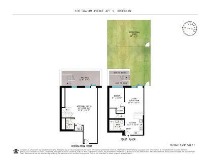 $895,000 | 106 Graham Avenue, Unit GARDEN | Williamsburg