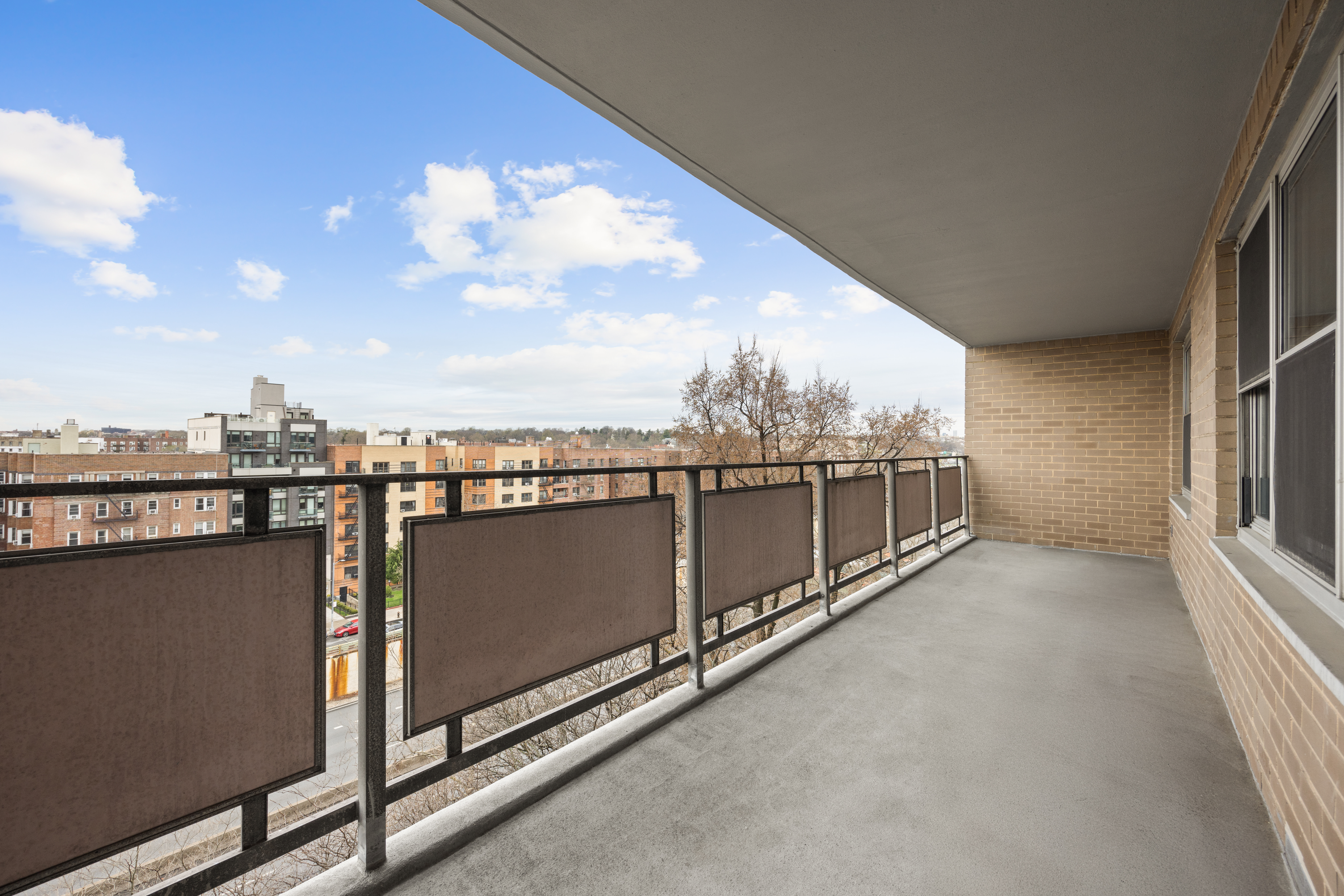 135 Ocean Parkway, Unit 9M Brooklyn, NY 11218 - Photo 12 of 18 a view of a balcony with city view