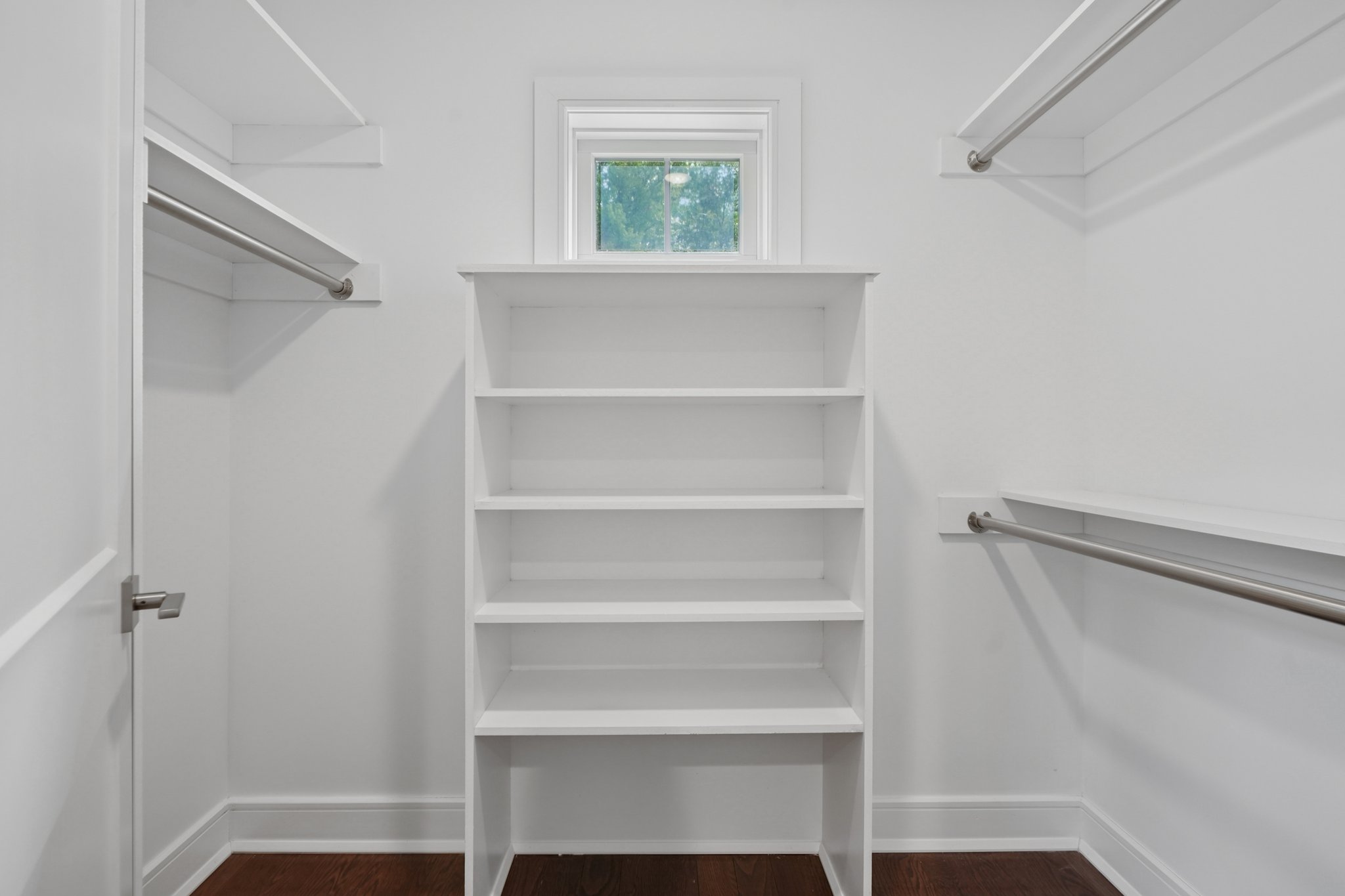 823 River Road Chatham, NJ 07928 - Photo 29 of 60 a view of walk in closet with empty racks