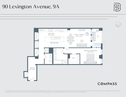 $1,850,000 | 90 Lexington Avenue, Unit 9A | NoMad
