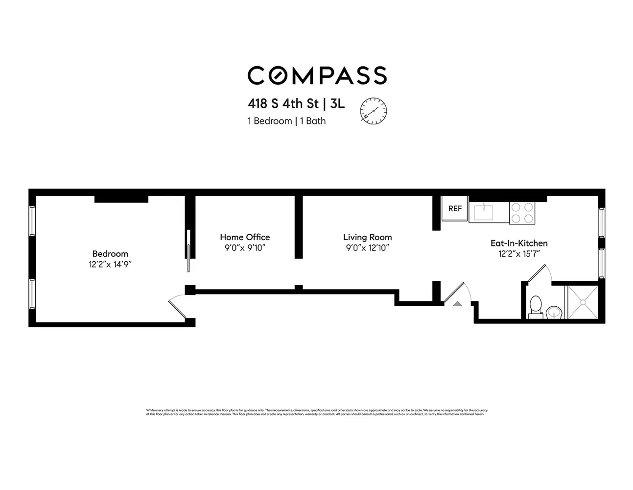 $3,400 | 418 South 4th Street, Unit 3L | Williamsburg
