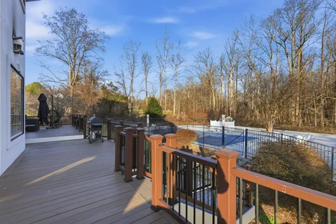 a view of outdoor space with seating space
