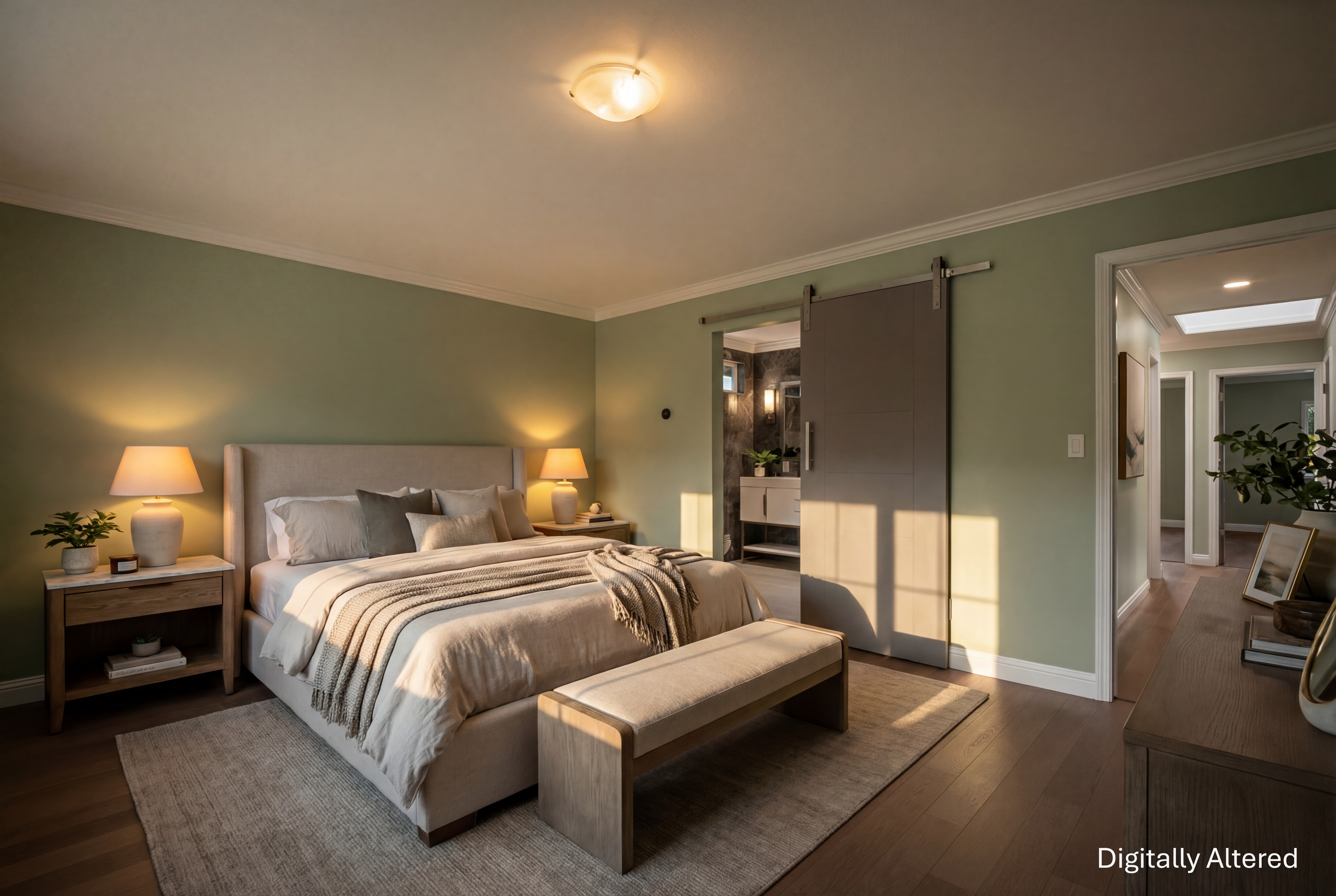 62 Oakdale Avenue San Rafael, CA 94901 - Photo 10 of 32 a bedroom with a bed and a view of couch