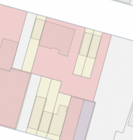 a view of a wooden building