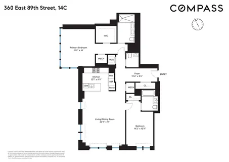 $2,770,000 | 360 East 89th Street, Unit 14C | Upper East Side