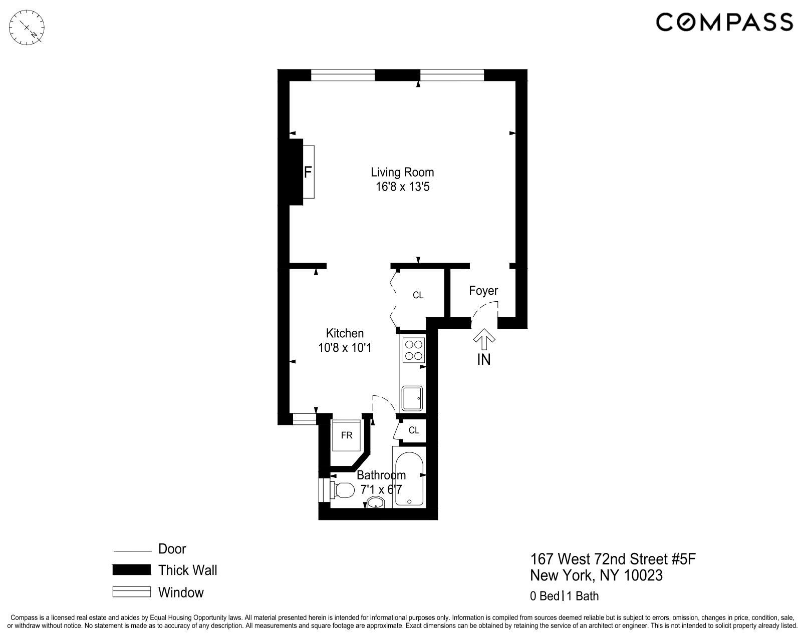167 West 72nd Street Manhattan, NY 10023 - Photo 24 of 25 a picture of a floor plan
