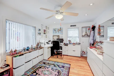 a room with furniture and window