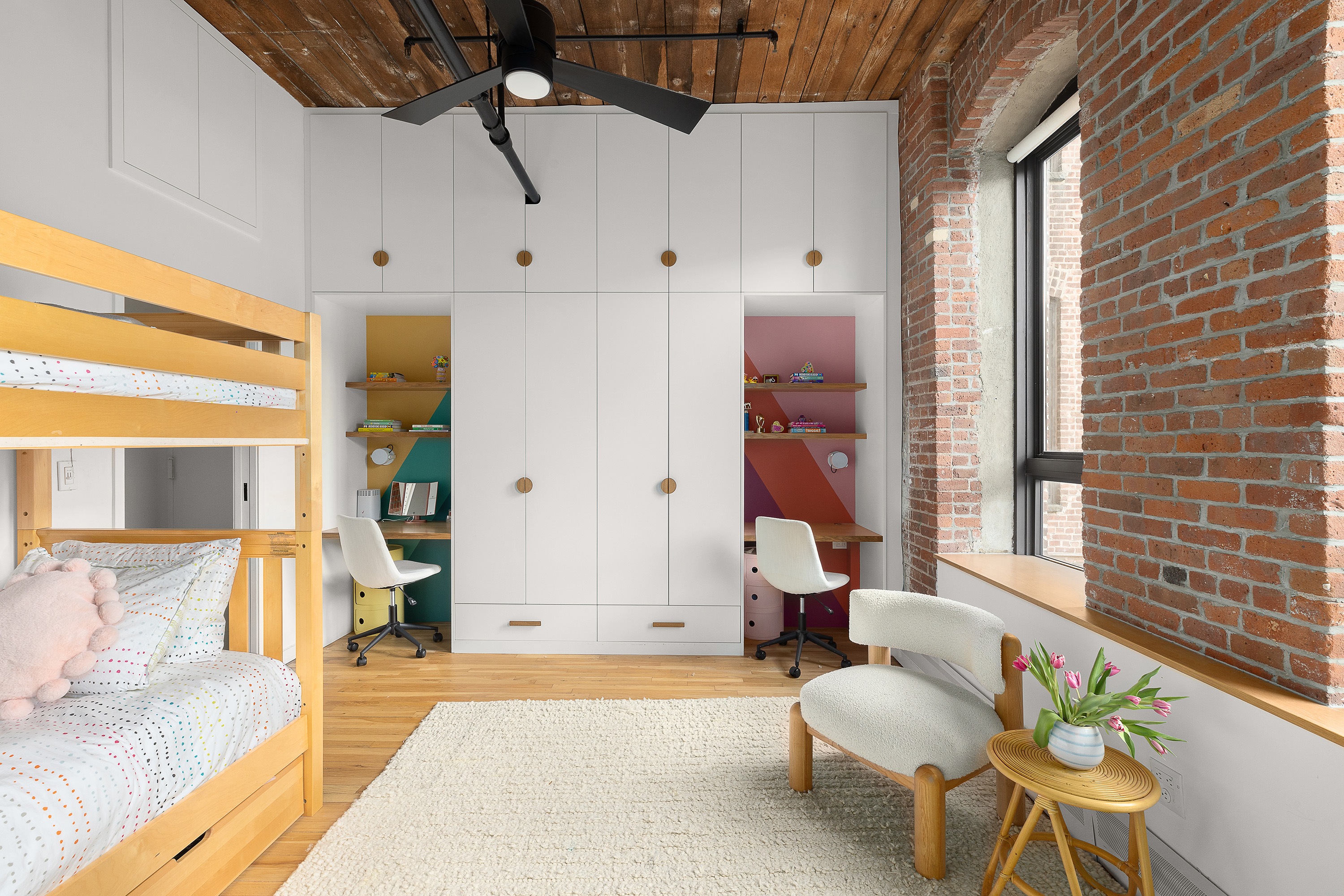 420 12th Street, Unit E1L Brooklyn, NY 11215 - Photo 10 of 15 a living room with furniture and a fireplace