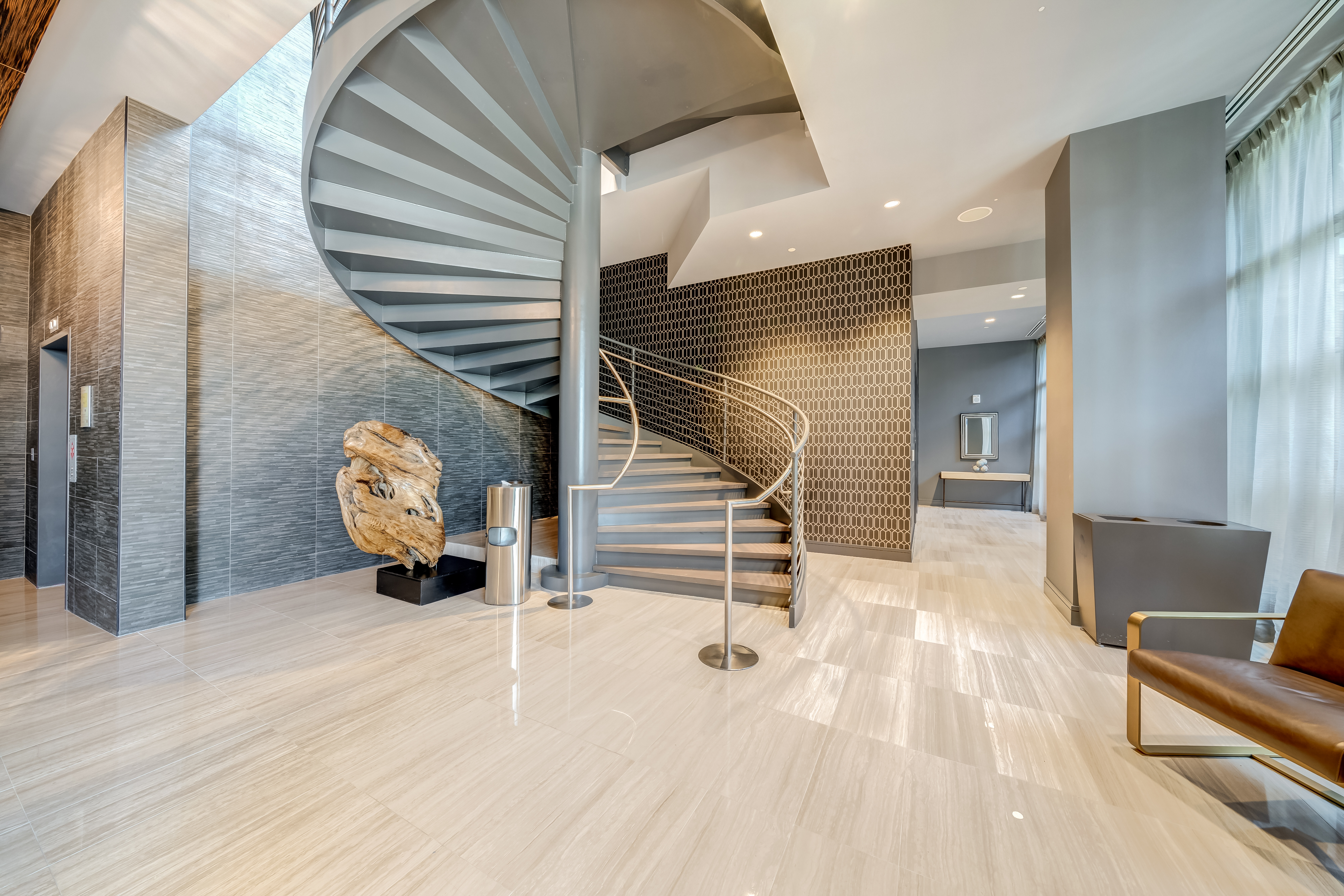 45 Sutton Square Southwest, Unit PH10 Washington, DC 20024 - Photo 40 of 44 a view of livingroom with furniture and wooden floor
