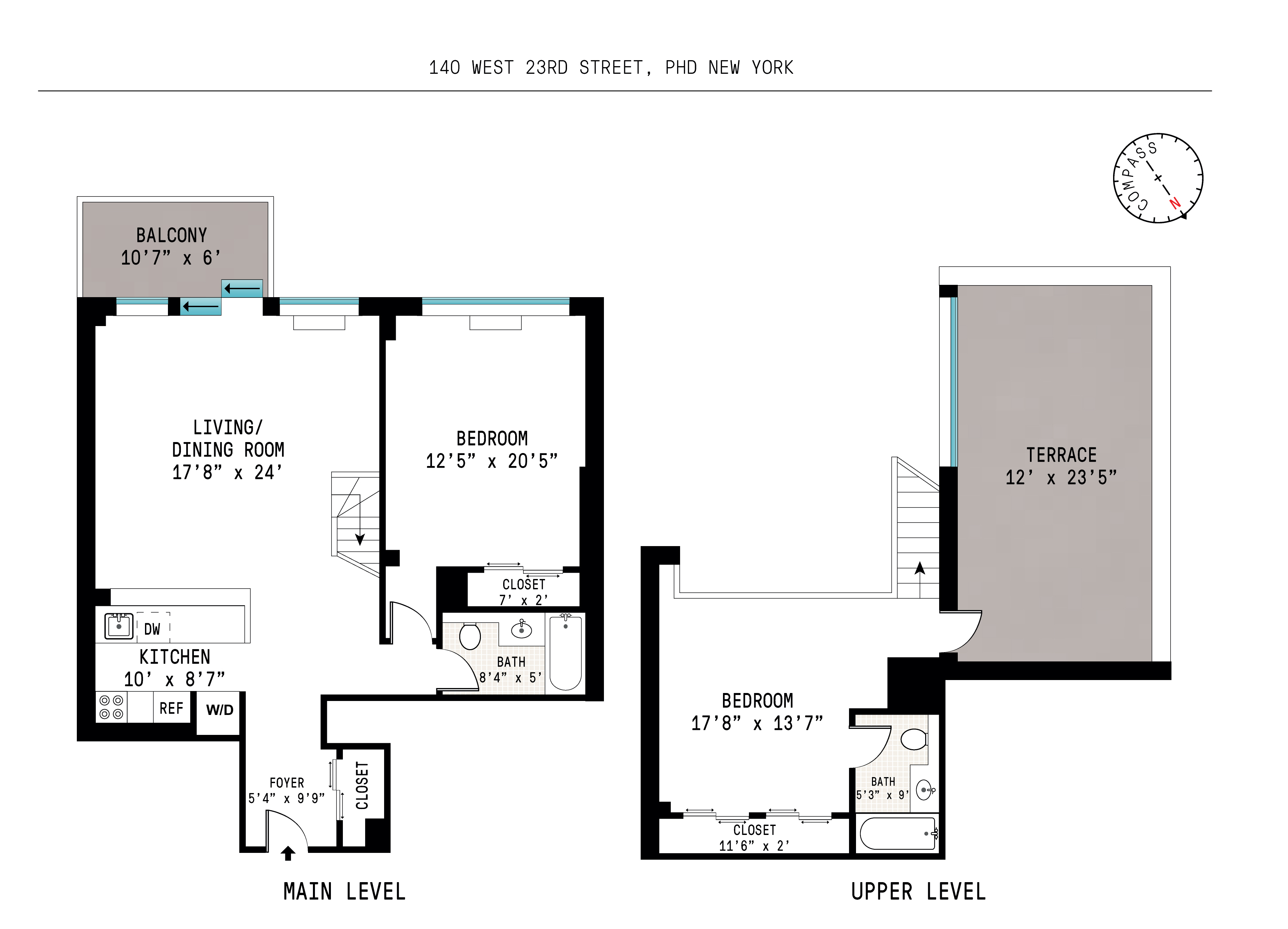 136-140 West 23rd Street, Unit PHD Manhattan, NY 10011 - Photo 15 of 15 a picture of a book and a bed