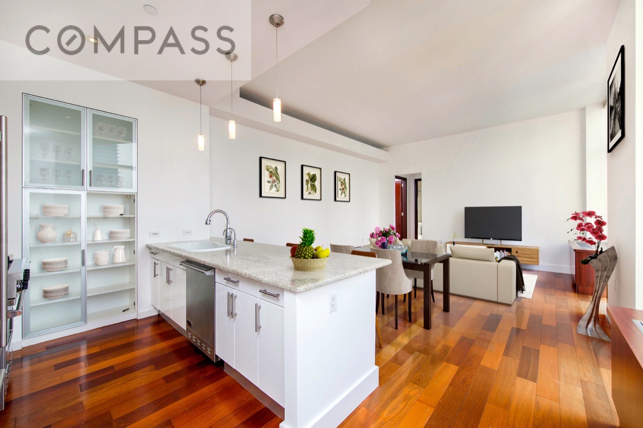42-51 Hunter Street, Unit 3D Queens, NY 11101 - Photo 1 of 14 a view of a living room and dining room