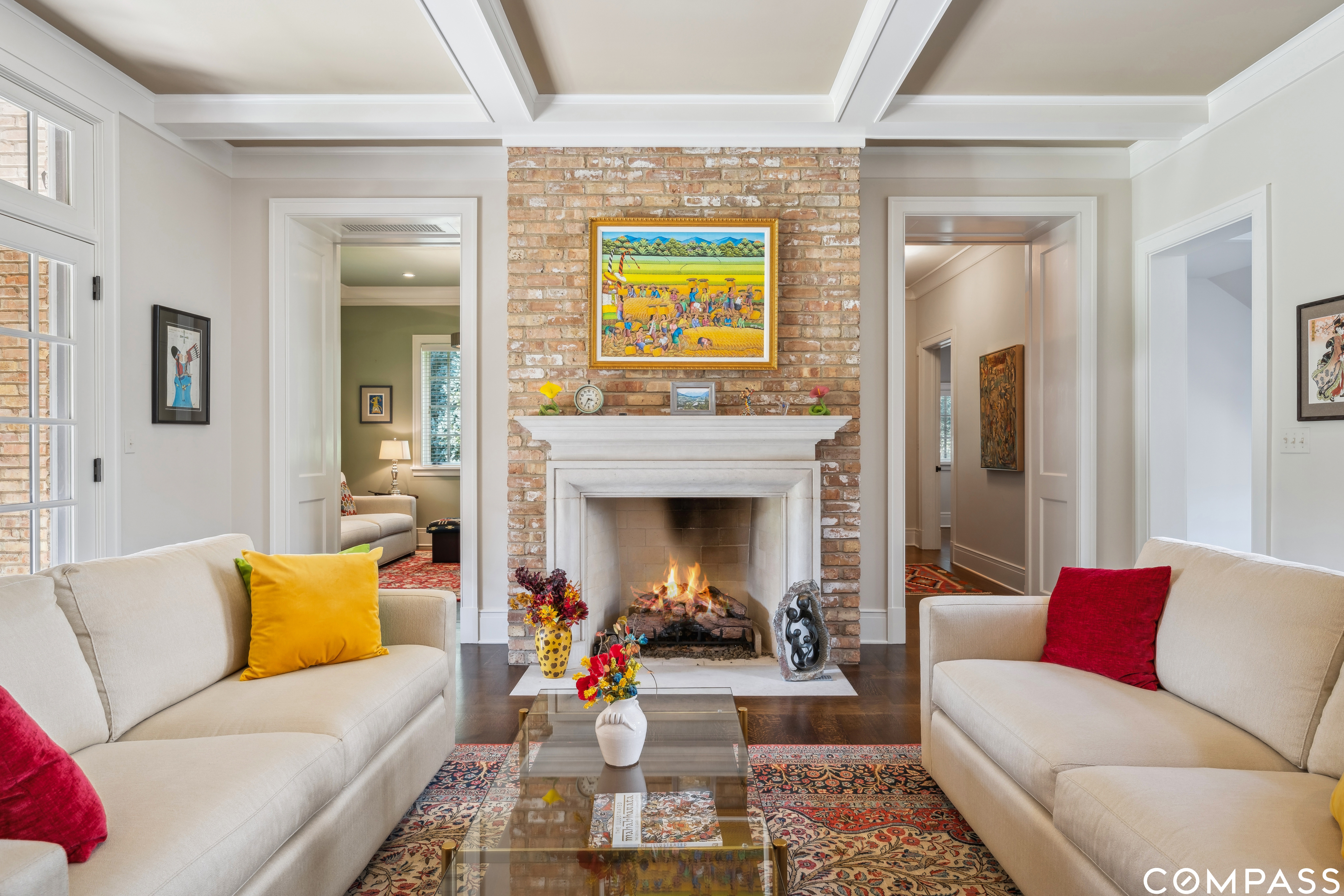 180 Central Avenue Highland Park, IL 60035 - Photo 3 of 18 a living room with furniture and a fireplace