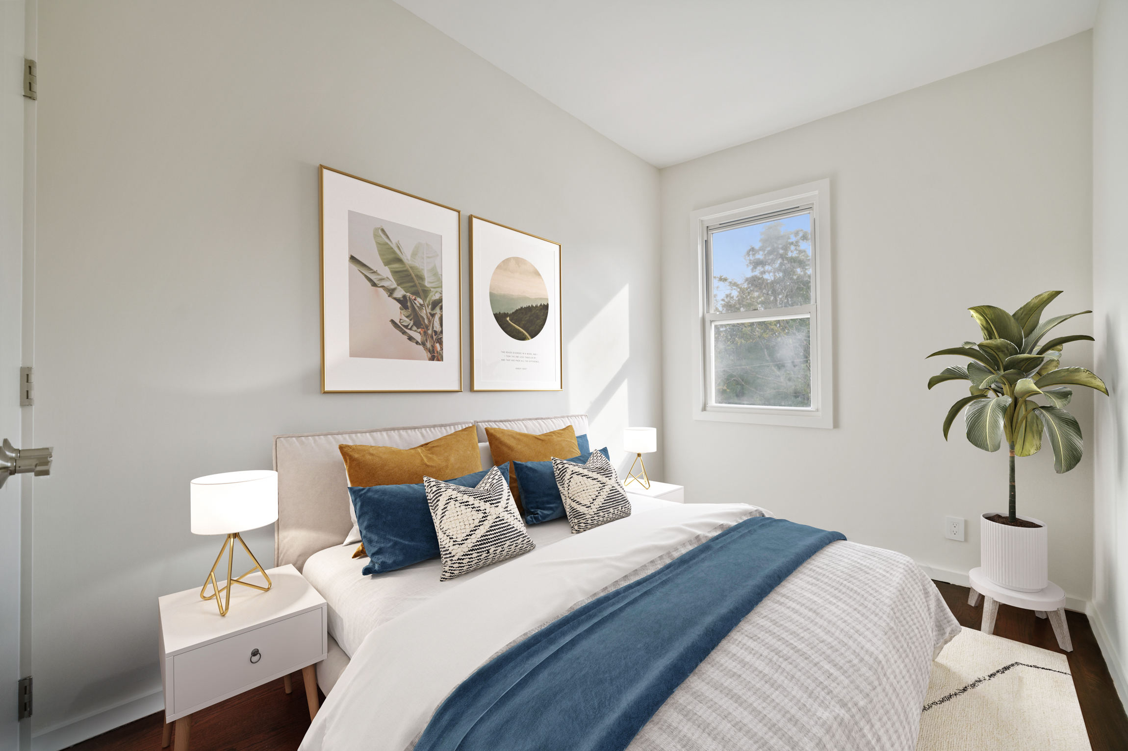 441 Metropolitan Avenue, Unit 1 Brooklyn, NY 11211 - Photo 8 of 11 a bedroom with a bed and a window