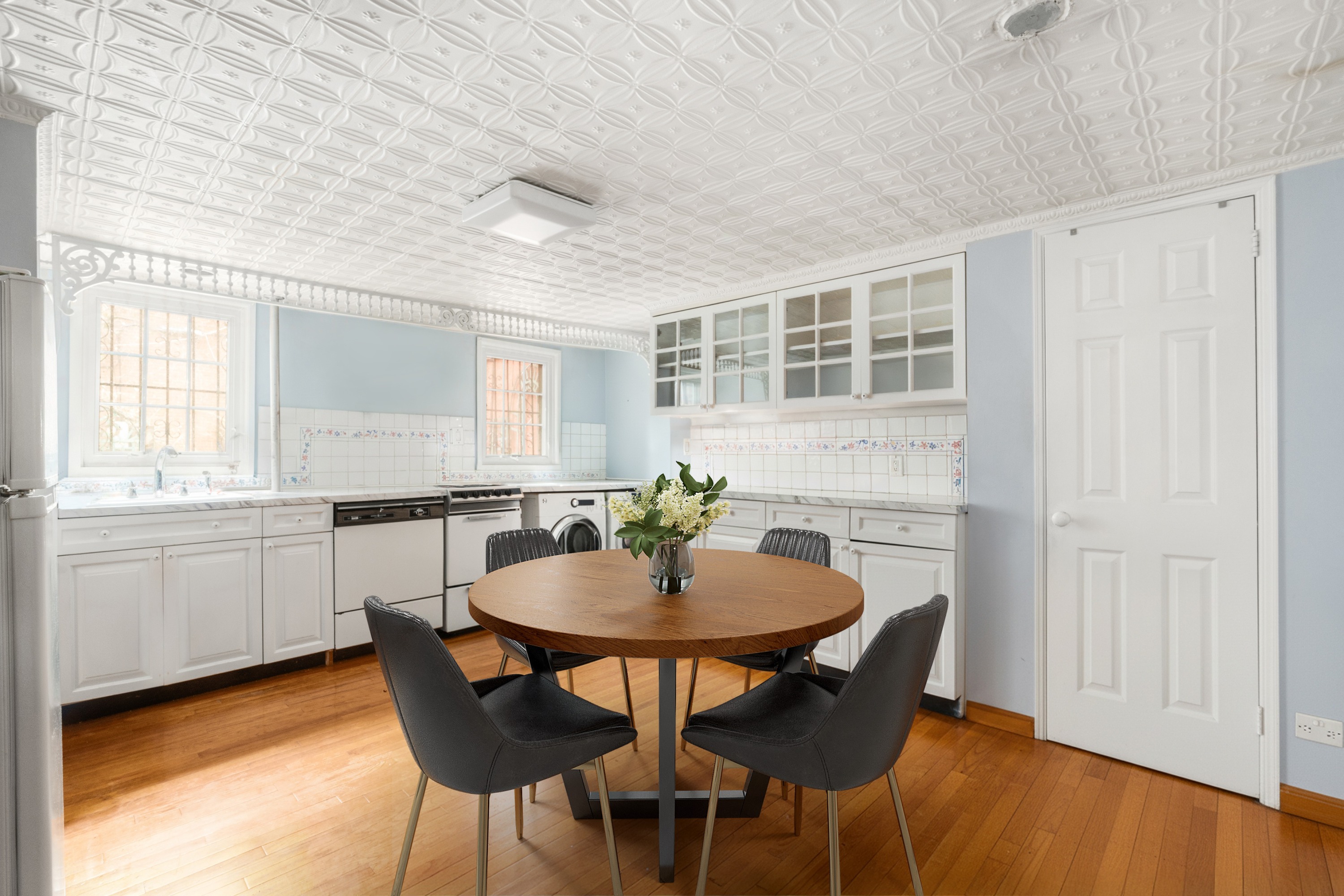 446 State Street Brooklyn, NY 11217 - Photo 7 of 23 a view of a dining room with furniture and wooden floor