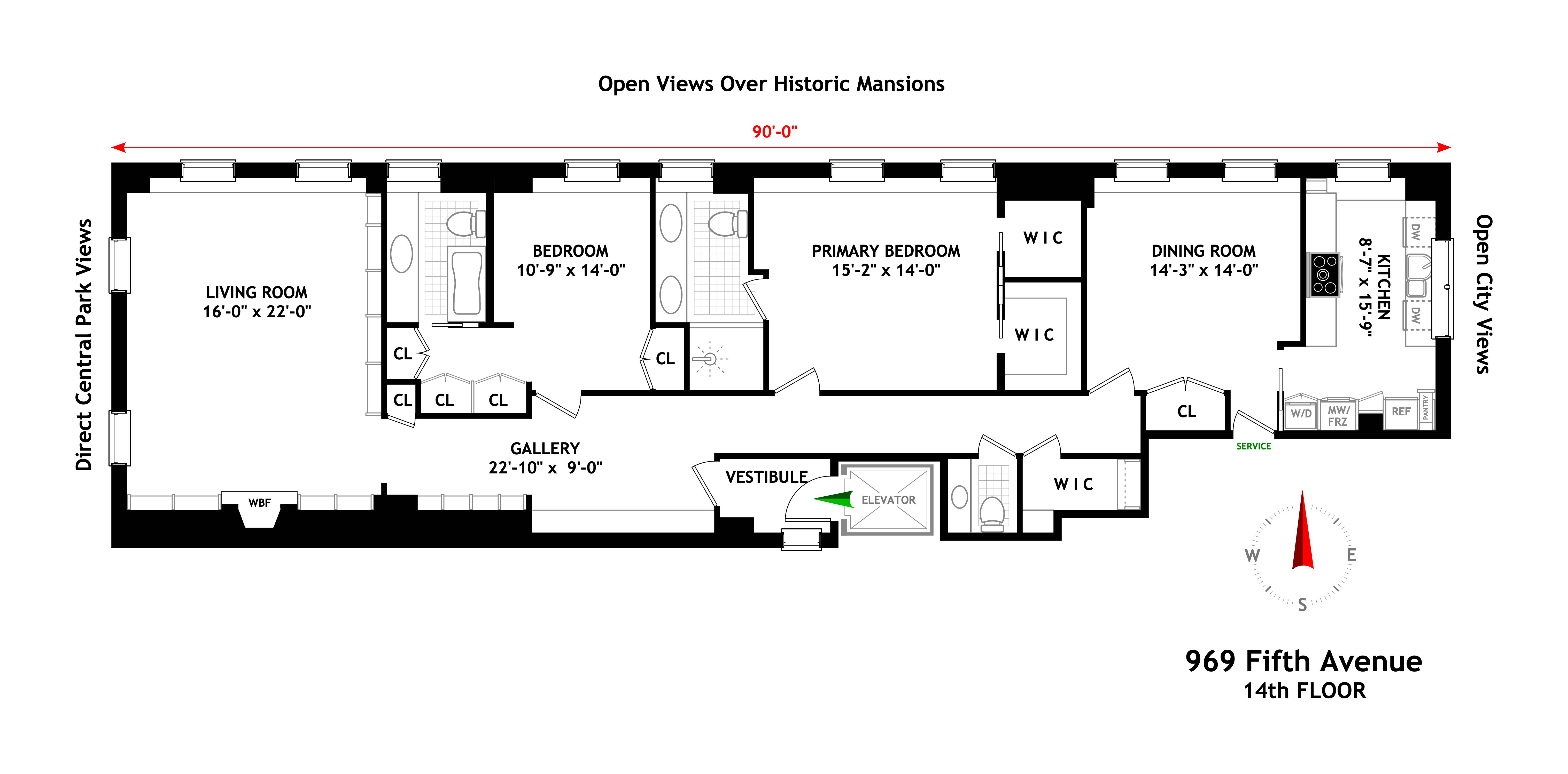 969 5th Avenue, Unit 14 Manhattan, NY 10075 - Photo 17 of 17 a picture of a bench in front of a white house