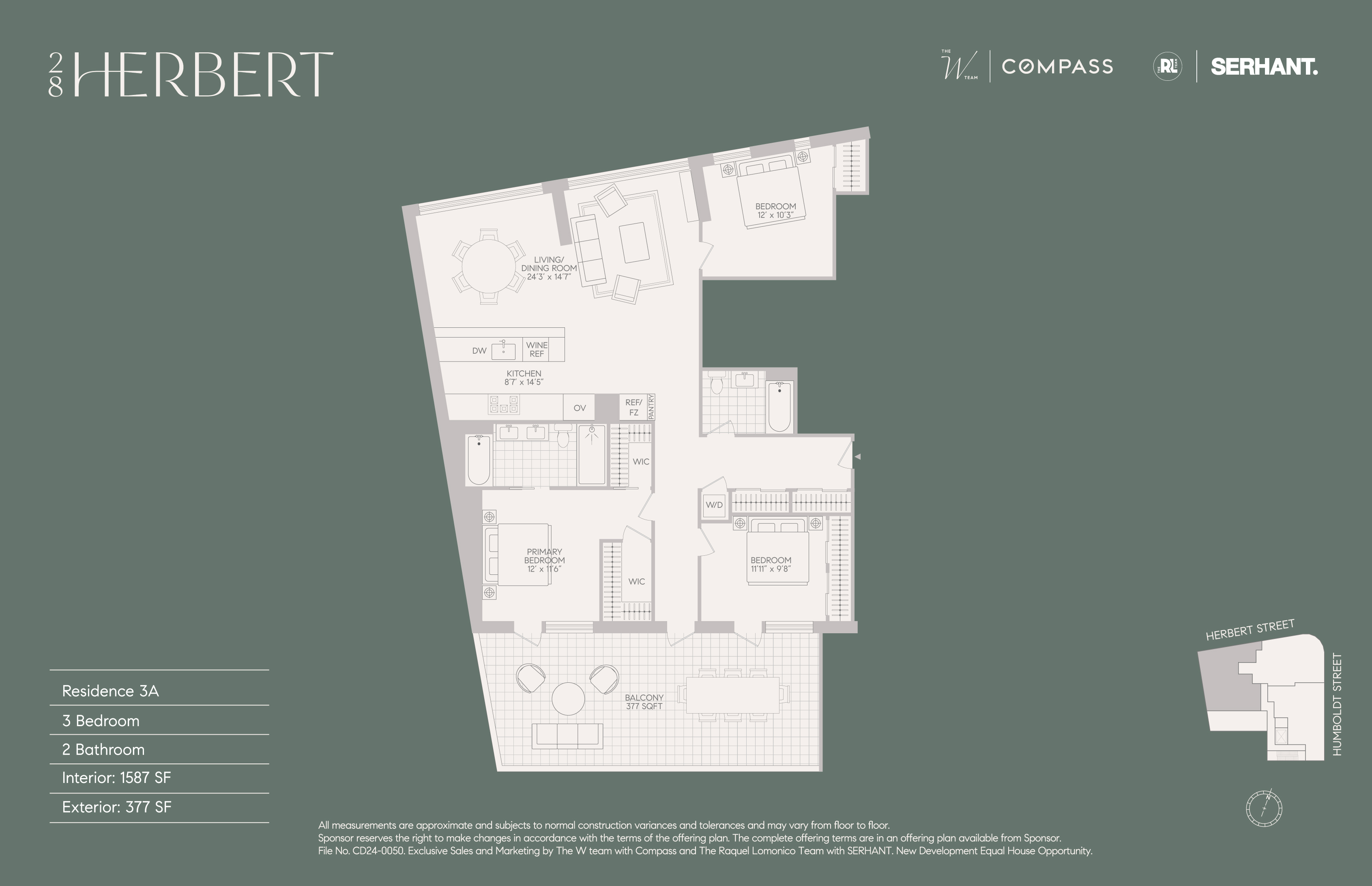 28 Herbert Street, Unit 3A Brooklyn, NY 11222 - Photo 10 of 10 a picture of a wall