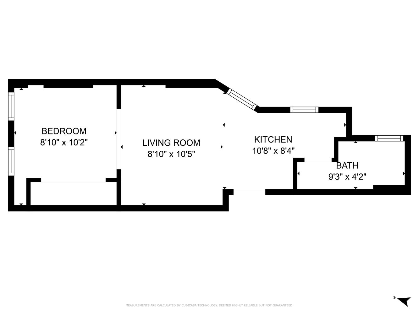 223 West 10th Street, Unit 2C Manhattan, NY 10014 - Photo 11 of 11 a picture of a floor plan