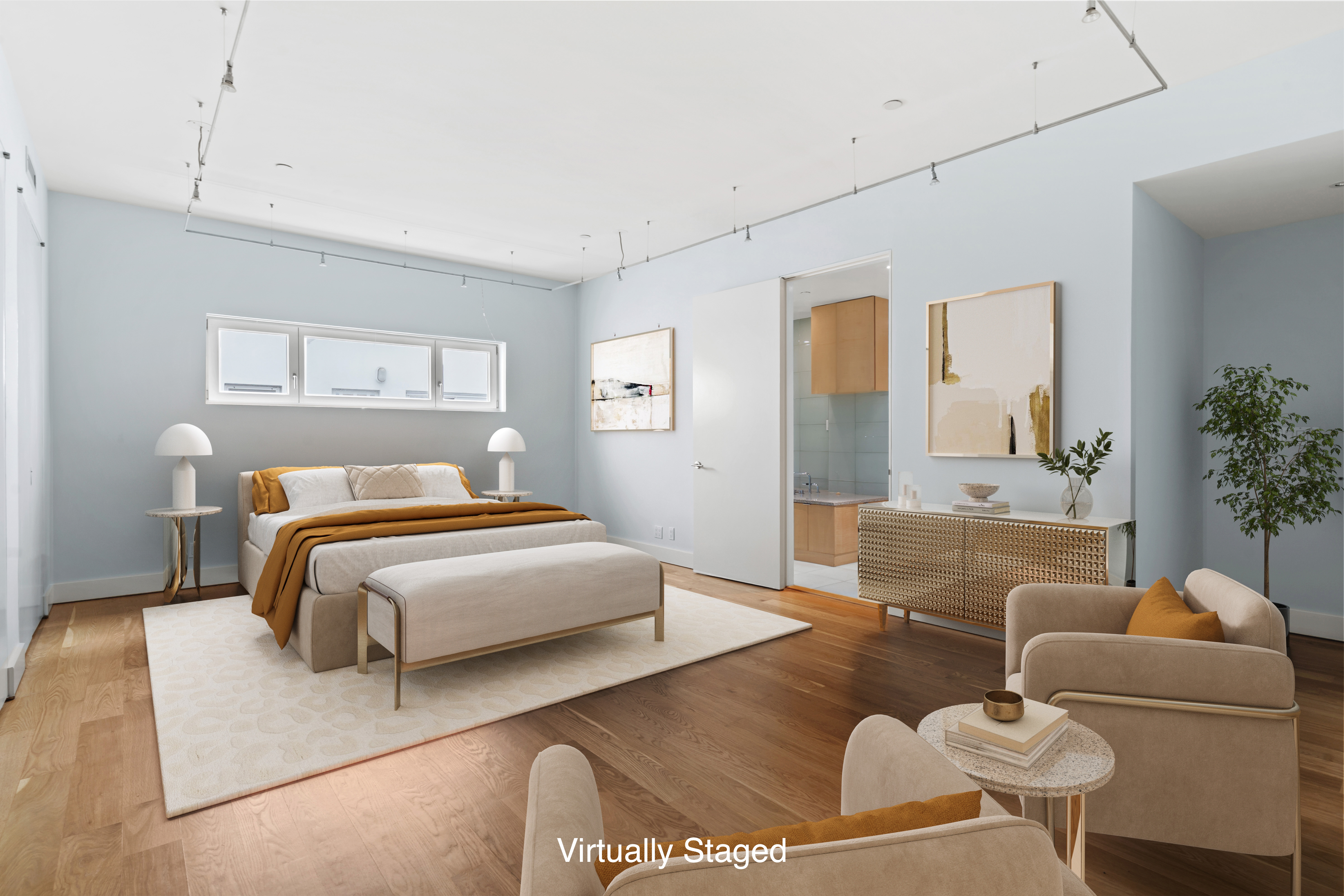 32 Laight Street, Unit 5 Manhattan, NY 10013 - Photo 16 of 31 a bedroom with bed and window