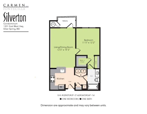$315,000 | 1201 East-West Highway, Unit 413, Silver Spring, MD 20910