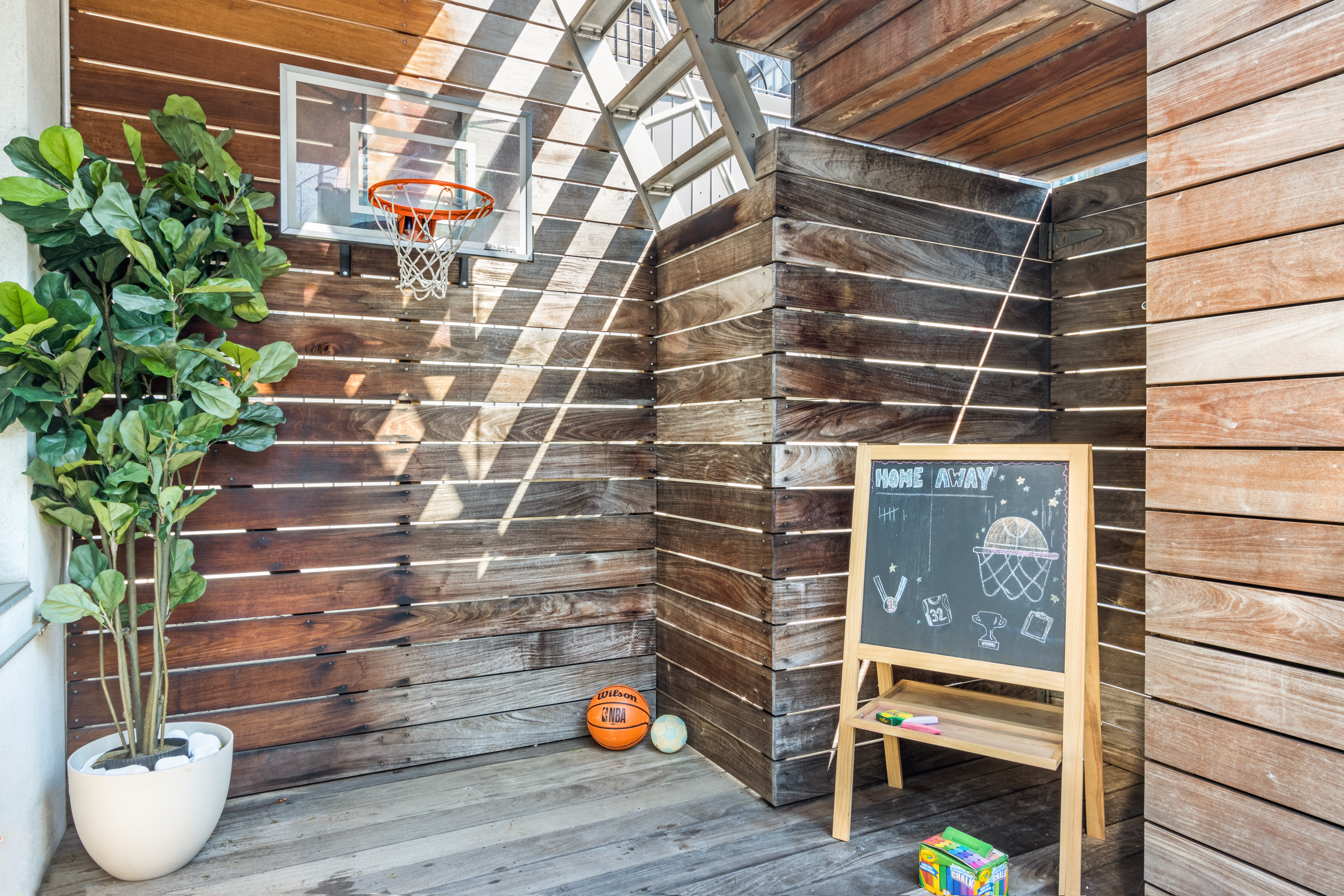 85 Leonard Street, Unit PH Manhattan, NY 10013 - Photo 23 of 27 a front view of a house with pots