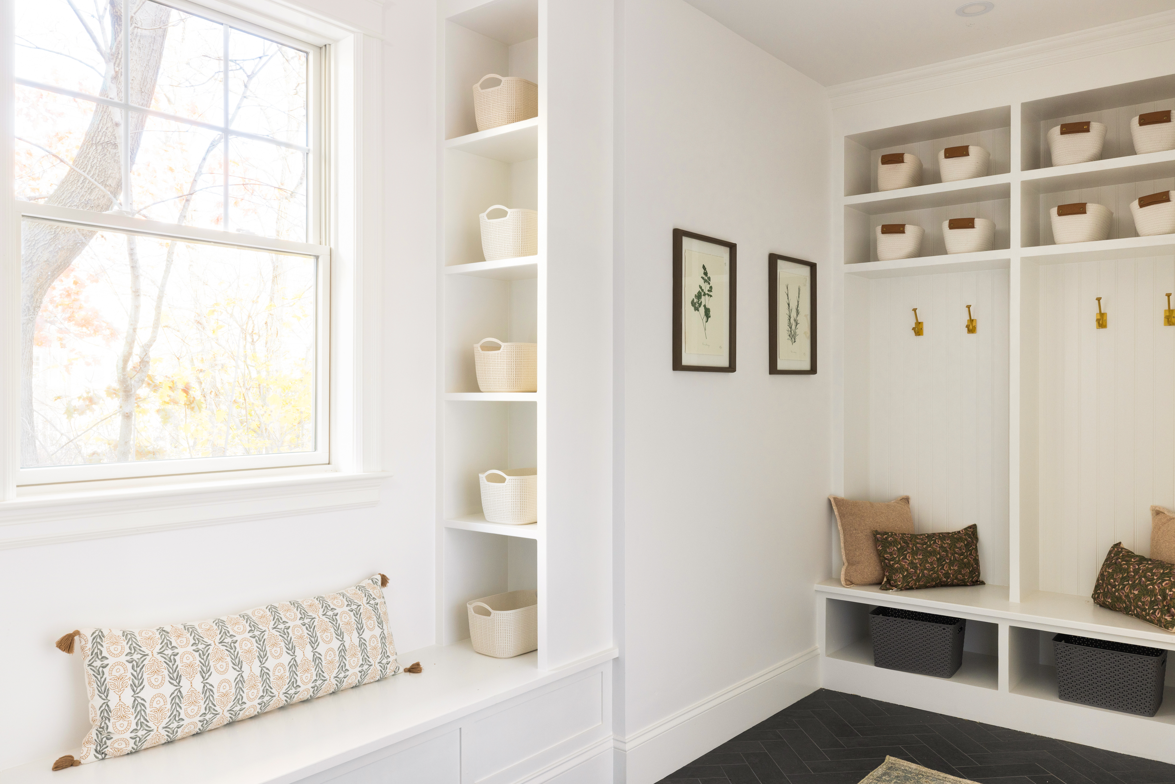 85 Naples Road Brookline, MA 02446 - Photo 15 of 36 a bathroom with a window and a potted plant