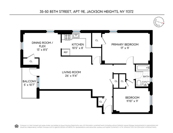 $565,000 | 35-50 85th Street, Unit 9E | Jackson Heights