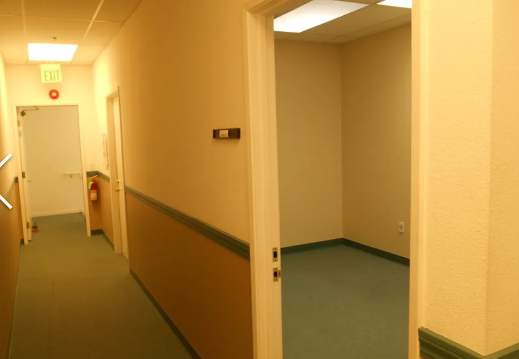 a view of a storage room