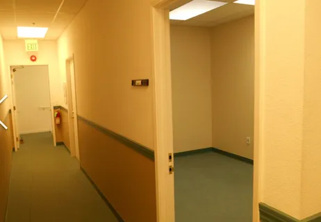 a view of a storage room