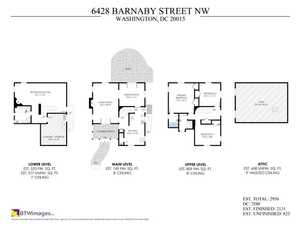 $1,299,000 | 6428 Barnaby Street Northwest, Washington, DC 20015