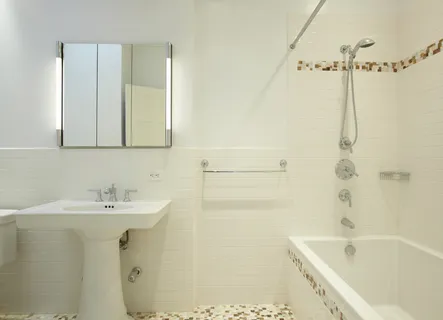 a bathroom with a sink and a bathtub