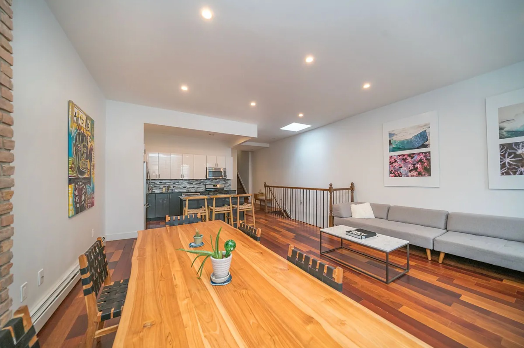 29 Melrose Street, Unit 2 Brooklyn, NY 11206 - Photo 11 of 13 a living room with furniture pool table and a rug