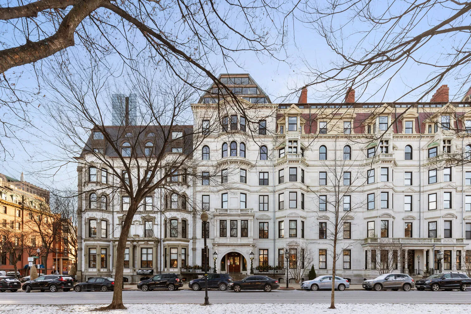 a view of a large building