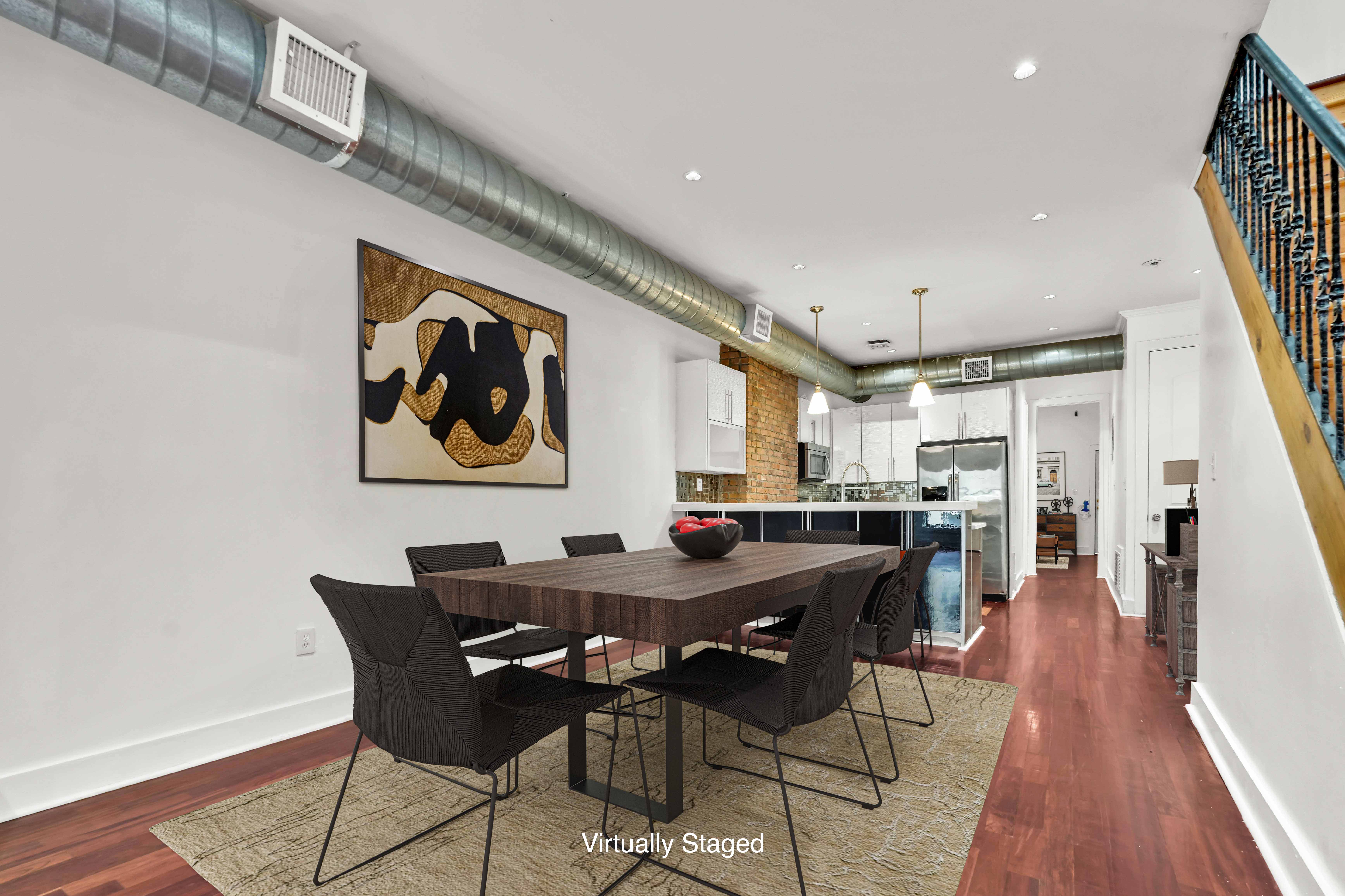 17 A Suydam Place, Unit 2 Brooklyn, NY 11233 - Photo 2 of 28 a dining room with furniture and wooden floor